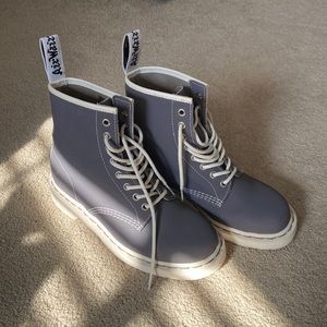 COPY - Grey and White Dr. Martens